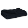 70 x 54 Leri Throw Blanket | Set of 3 | Machine Knitted Black Cotton