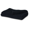 70 x 54 Leri Throw Blanket | Set of 3 | Machine Knitted Black Cotton