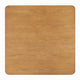 Sery Coffee Table | 48" Square Top w Open Lower Shelf | Oak Brown