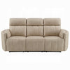 Sonny Manual Motion Recliner Sofa | Plush Dark Beige Polish Microfiber