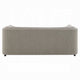 Gely 87" Sofa w 3 Accent Pillows | Straight Arms | Gray Chenille