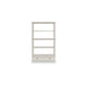 Lea Bookcase with 4 Shelves & Storage Drawer | 75" Antique White