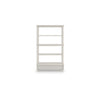 Lea Bookcase with 4 Shelves & Storage Drawer | 75" Antique White