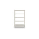Lea Bookcase with 4 Shelves & Storage Drawer | 75" Antique White