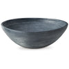 Mio Decorative Accessory Bowl | 16" Round Distressed Blue Terracotta