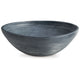 Mio Decorative Accessory Bowl | 16" Round Distressed Blue Terracotta