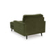 Pir Lounge Chaise | Cozy Olive Green Tufted Velvet Upholstery 64"