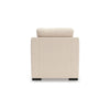 Jimy Sofa Armchair | Flared Arms & Reversible Cushions | Ivory Polyester