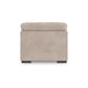 Necy Oversized Lounge Accent Armchair | 1 Throw Pillow | Taupe Polyester