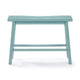 Amber Counter Height Bench | Backless Seat | Light Blue Acacia Wood