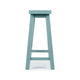 Amber Counter Height Bench | Backless Seat | Light Blue Acacia Wood