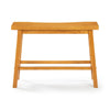 Amber Counter Height Bench | Backless Seat | Honey Oak Brown Acacia Wood