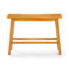 Amber Counter Height Bench | Backless Seat | Honey Oak Brown Acacia Wood