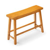 Amber Counter Height Bench | Backless Seat | Honey Oak Brown Acacia Wood