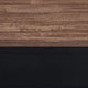 Fleur Coffee Table | 52" Brown Wood Lift Top | 2 Drawer | Satin Black