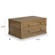 Dory Coffee Table | 42" Rectangular Lift Top | 1 Drawer | Light Brown