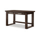 Kemu Home Office Desk | 56" Rectangular Top | 2 Drawers | Dark Brown