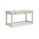 Lea Home Office Desk | 60" Top with 2 Drawers | Antique White