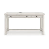 Lea Home Office Desk | 60" Top with 2 Drawers | Antique White