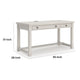 Lea Home Office Desk | 60" Top with 2 Drawers | Antique White