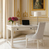 Lea Home Office Desk | 60" Top with 2 Drawers | Antique White
