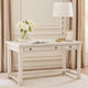 Lea Home Office Desk | 60" Top with 2 Drawers | Antique White