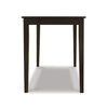 Pim Dining Table | 45" Rectangular Top | Dark Brown Tapered Legs