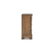 Fedz Wide Dresser | 7 Storage Drawers w Pewter Knobs | Chestnut Brown