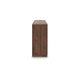 Fery Wide Dresser | 6 Drawers | Black Handles | Modern Sleek Walnut Brown