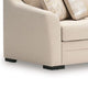 Jimy Sofa Chaise w 4 Pillows | Flared Arms | Jute Beige Nuvella | 91"
