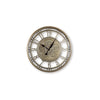 27" Round Wall Clock | Moving Gears | Standard Numbers | Champagne Gold