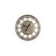 27" Round Wall Clock | Moving Gears | Standard Numbers | Champagne Gold