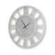 Wall Clock | Beaded Crystals | Mirror Cut Glass Roman Numerals | 39"