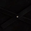 Wall Clock | Black Metal Geometric Edge Border | Abstract Open Frame | 36"