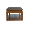 Mour Coffee Table w Casters & Drawer | 50" Rectangular | Brown