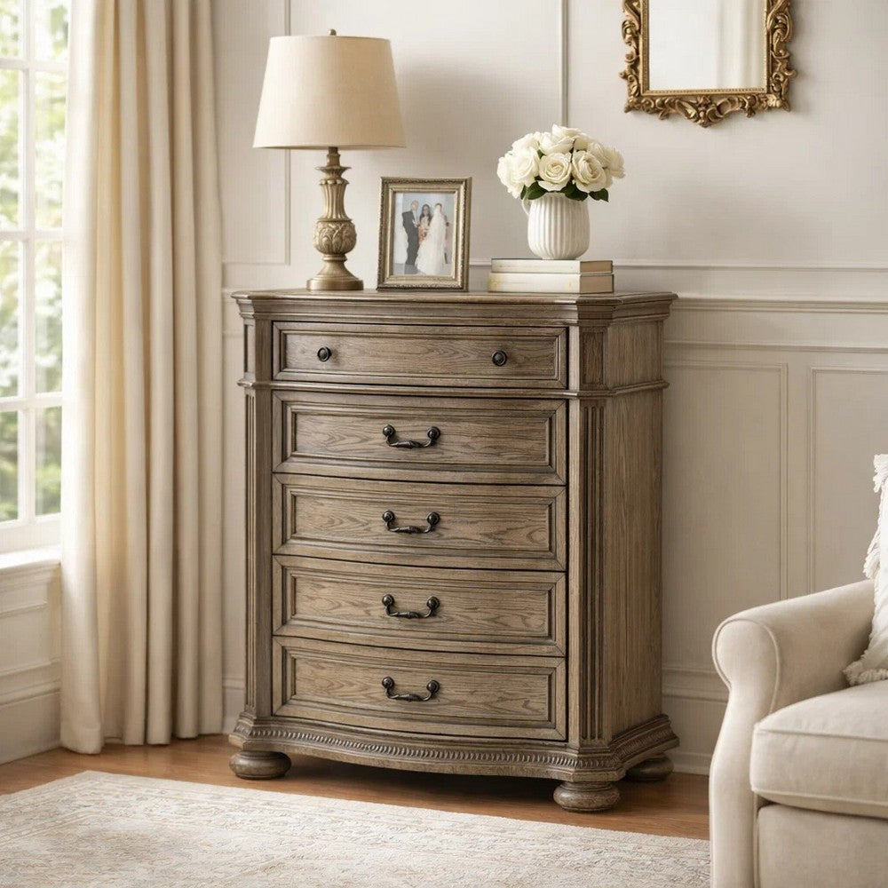 light brown tall dresser Arie Chest | 5 Drawers w Aged Bronze Handles Blue Homecoming Dresses | while tapered legs ensure Your Size:10 Fabric:  Stretch Jersey