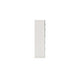 Zura Tall Dresser Chest | 5 Drawers w Modern Chrome Handles | Matte White