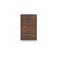 Fery Tall Dresser Chest | 5 Drawers w Black Metal Handles | Walnut Brown