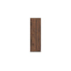 Fery Tall Dresser Chest | 5 Drawers w Black Metal Handles | Walnut Brown
