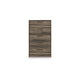 Eli Tall Dresser Chest | 5 Drawers w Long Handles | Weathered Wood Brown