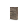 Eli Tall Dresser Chest | 5 Drawers w Long Handles | Weathered Wood Brown