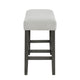 Jeny Counter Height Dining Bench | Padded Seat | 40" Light Gray