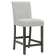 Jeny Counter Height Dining Chair Set of 2 | Padded Seat | Light Gray