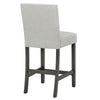 Jeny 5pc Counter Height Dining Set | Gray Seats | 60" Faux Marble Top