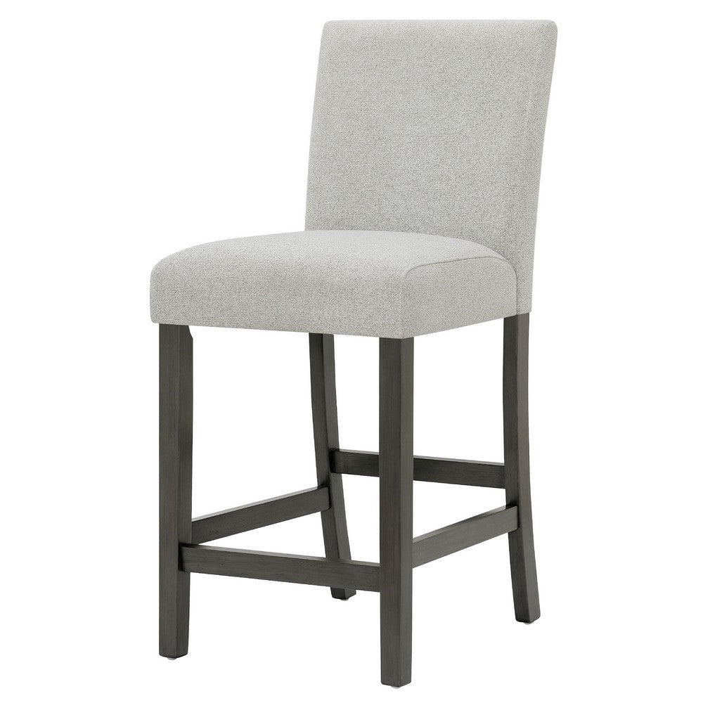 Jeny 5pc Counter Height Dining Set | Gray Seats | 60" Faux Marble Top