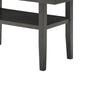 Jeny Counter Height Dining Table | 60" Faux Marble Top | Dark Gray