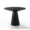 Kiy Counter Height Dining Table | 47" Top | Ebony Black Pedestal Base