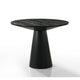Kiy Counter Height Dining Table | 47" Top | Ebony Black Pedestal Base