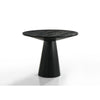 Kiy Counter Height Dining Table | 47" Top | Ebony Black Pedestal Base
