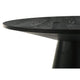 Kiy Counter Height Dining Table | 47" Top | Ebony Black Pedestal Base